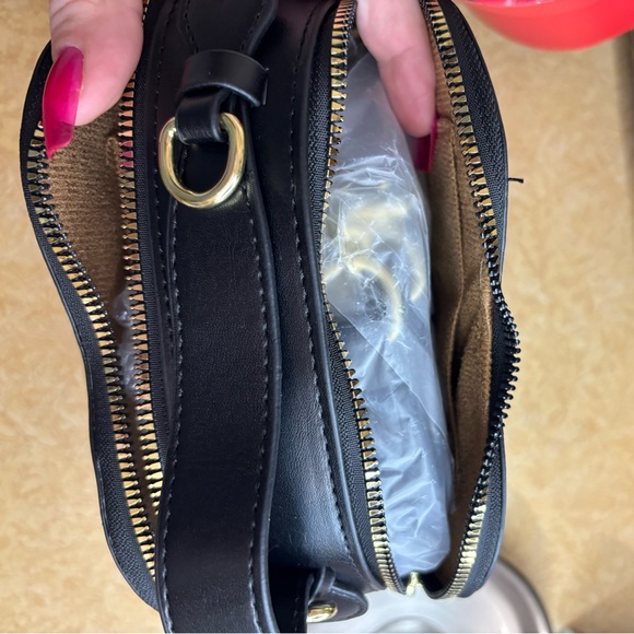 Coach Embossed Black Heart Mini Bag - Picture 3 of 3